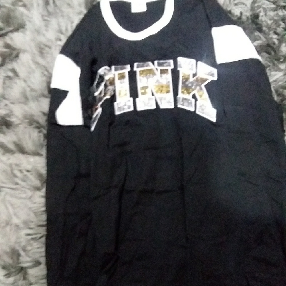 New Pink  long sleeve tee